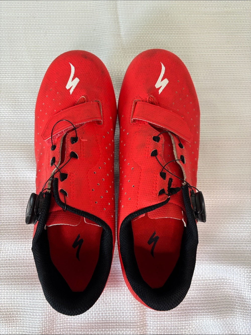 Specialized Red Cycling Shoes With BOA Closure Torch 1.0 Size US 6.5 EN 39